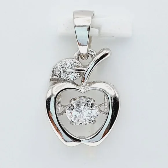 "#925 Sterling Silver Cubic Zircon Pendant for Women/Girls, US925P1123 - Picture 8 of 11